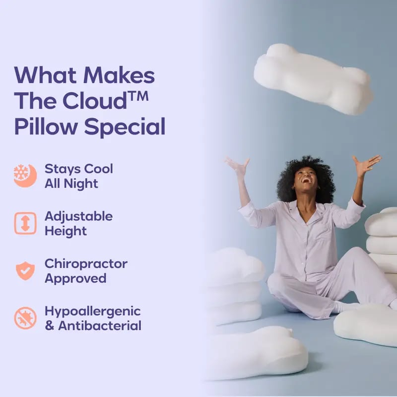 💤 CloudAlign™ Ergonomic Cervical Pillow