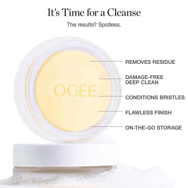 Ogee Certified Organic Brush Cleanser | Vegan & Made in USA 🍃