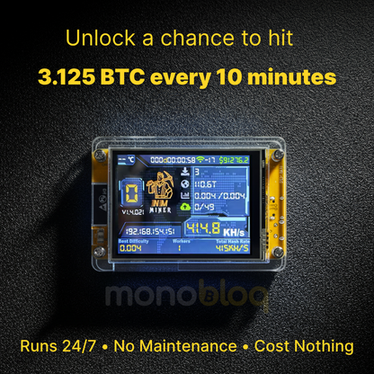 Monobloq™Bitcoin Ticket Miner PRO (2025 Edition)