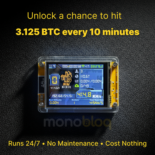 Monobloq™Bitcoin Ticket Miner PRO (2025 Edition)