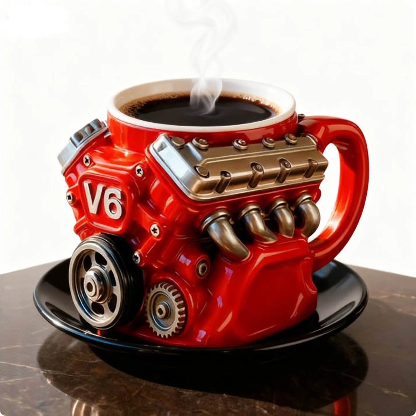 🔥LAST DAY 49% OFF🔥-Retro Engine Coffee Mug. V8 Engines Stainless Steel Cup