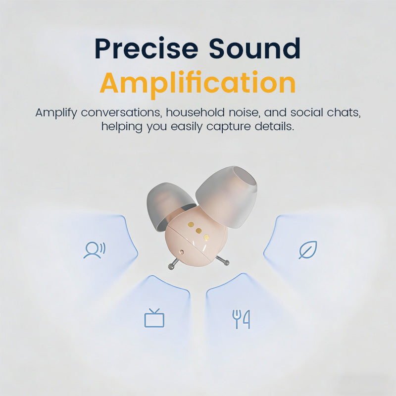 Audien Atom ONE – Adult Sound Amplification Earbuds