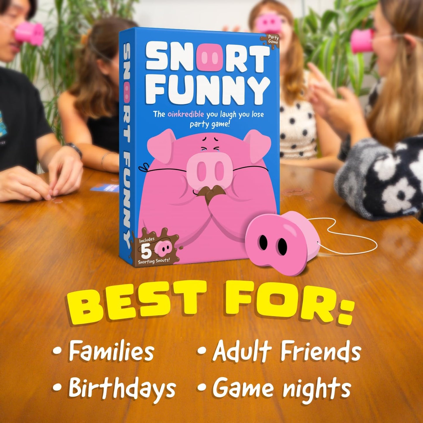 Snort Funny 🐷The Oinkcredible You Laugh You Lose Party Game!