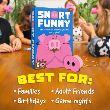 Snort Funny 🐷The Oinkcredible You Laugh You Lose Party Game!