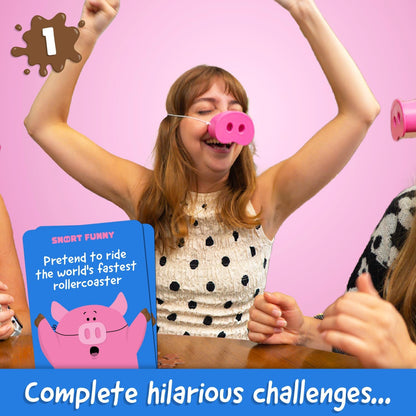 Snort Funny 🐷The Oinkcredible You Laugh You Lose Party Game!
