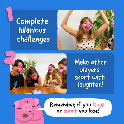 Snort Funny 🐷The Oinkcredible You Laugh You Lose Party Game!