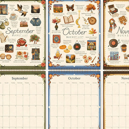 PREORDER 2026 Bucket List Calendar