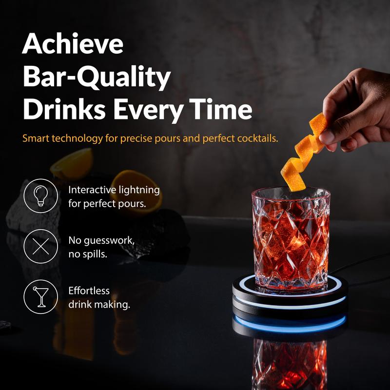 🔥Smart Coaster 2.0 Cocktail Machine – Your Home Smart Mixologist, Grab Now!