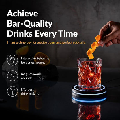 🔥Smart Coaster 2.0 Cocktail Machine – Your Home Smart Mixologist, Grab Now!