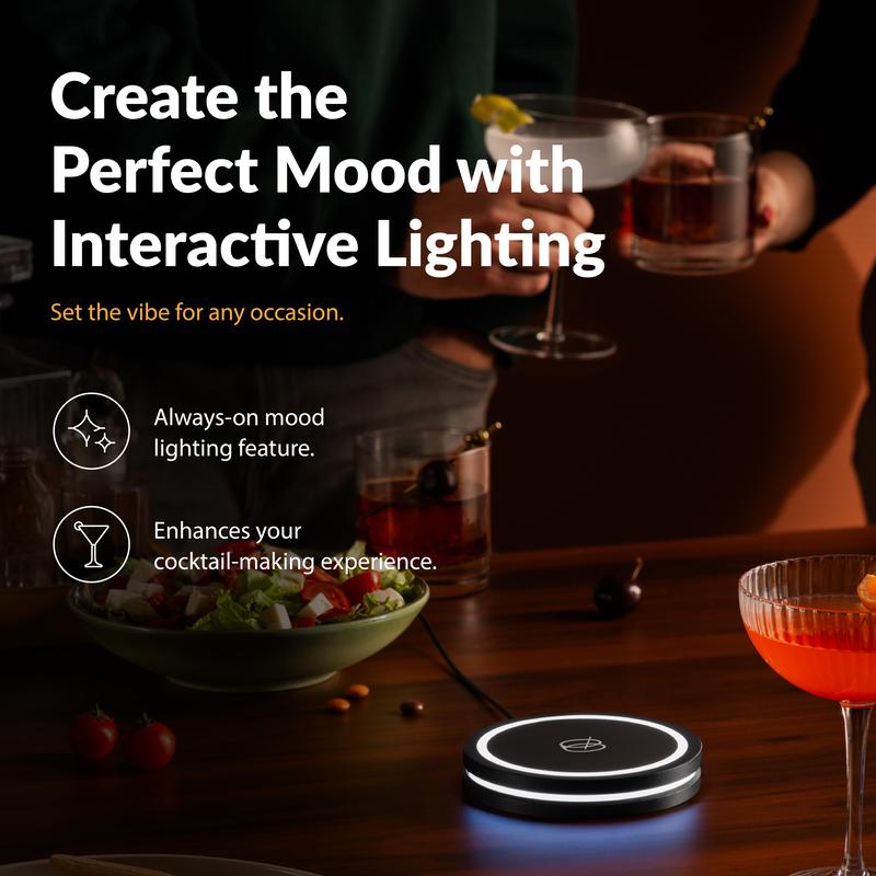 🔥Smart Coaster 2.0 Cocktail Machine – Your Home Smart Mixologist, Grab Now!