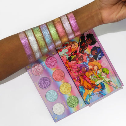 Aurora Glow Eyeshadow Palette 🌈 | Duochrome Shimmer & Sparkle