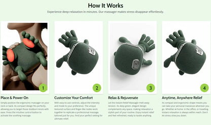 🎅Christmas Hot Sale 30% Off🎁3D Shiatsu Neck Massager + Heat 🔥