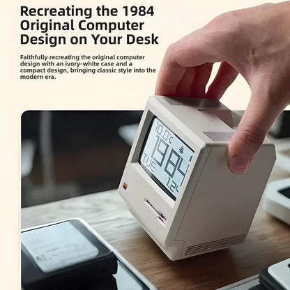 💾 RayCue Macintosh Retro Clock: Relive the 80s on Your Desk