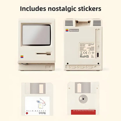 💾 RayCue Macintosh Retro Clock: Relive the 80s on Your Desk